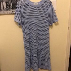 Forever 21 Plus Women’s Blue Net Shirt/Dress
